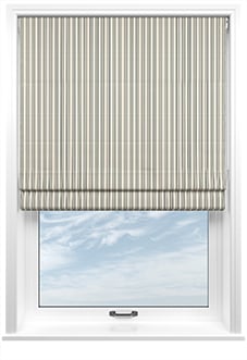 The British Stripe Co. Mary, Polzeath No.1 - Roman Blind